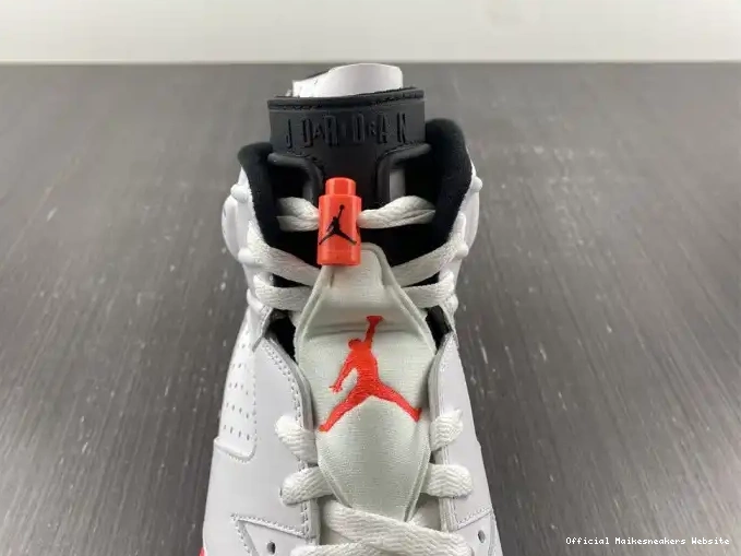 Official Maikesneakers 6 384664-123 (2014) White Jordan Infrared Retro 0605